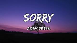 Justin Bieber  Sorry Lyrics [upl. by Gunn]