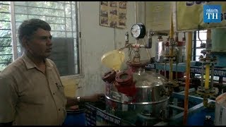 Making biodiesel from used cooking oil [upl. by Gaeta927]