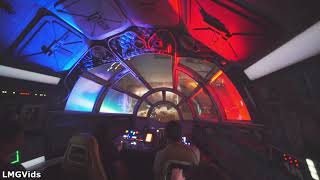 2020 Smugglers Run  Millennium Falcon Attraction  Disneyland Park  Full ridethrough [upl. by Crelin]