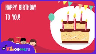 Happy Birthday To You Lyric Video  The Kiboomers Preschool Songs amp Nursery Rhymes [upl. by Nilsoj]