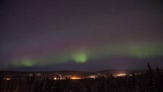 Aurora Borealis North of Fairbanks Alaska [upl. by Kaila]