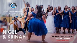 Nigel amp Krinah Bridal Entrance AFRICAN WEDDING DANCE [upl. by Chimene991]