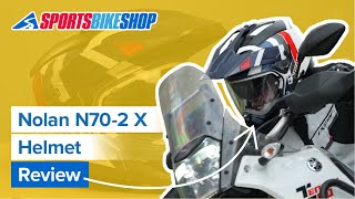 Nolan N702 X motorcycle helmet review  Sportsbikeshop [upl. by Nuawed]