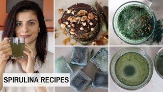 HEALTH BENEFITS OF SPIRULINA POWDER  4 Spirulina Recipes incl SPIRULINA SHOT amp SPIRULINA PANCAKES [upl. by Nylirem]