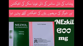 Nezkil Tablet Linezolid Uses in urdu Hindi [upl. by Harlamert]