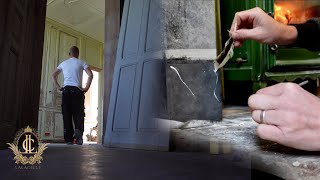 Restoring The Château Original Marble Fireplace [upl. by Sundstrom]