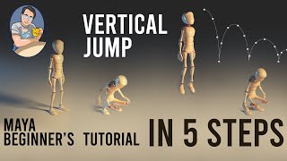 Maya Vertical Jump  Animation Tutorials  A Step by Step Guide [upl. by Nile]