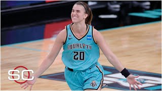 Sabrina Ionescu on her gamewinner in Libertys win vs Fever in WNBA seasonopener  SportsCenter [upl. by Dacey63]