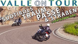 Südtirol Motorrad Tour  die schönsten Pässe und Straßen der Dolomiten [upl. by Atinaujnas358]