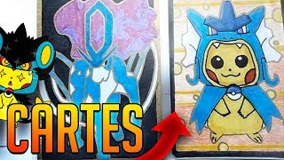 TUTO Comment dessiner sa propre CARTE POKEMON ✏️ [upl. by Audry979]