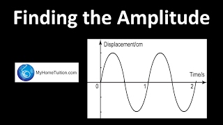 Finding the Amplitude  Waves  Physics [upl. by Llorre256]