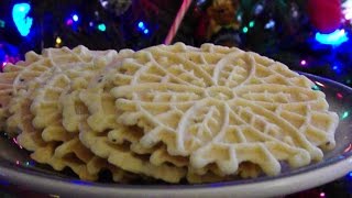 Gluten Free Pizzelles  Anise Flavored [upl. by Enelyaj]