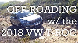 Offroading w the new VW TRoc 4K [upl. by Berlyn]