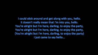 Martin Solveig amp Dragonette  Hello ON SCREEN LYRICS [upl. by Peatroy]