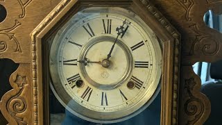 Ansonia Gingerbread mantel clock from the 1880’s [upl. by Ahsitruc]