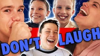 Ninja Kidz Try not to Laugh Challenge [upl. by Sauder660]