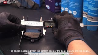 How to Measure Brake Pads [upl. by Nydnarb]