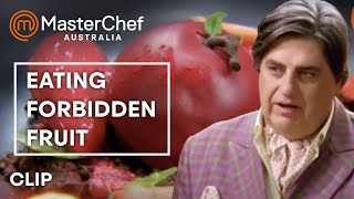 Forbidden Fruit Dessert Triumph  MasterChef Australia  MasterChef World [upl. by Lock]