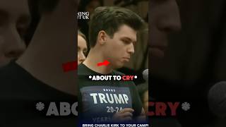 Charlie Kirk Makes a WOKE Activist CRY shorts charliekirk debate [upl. by Bruell]