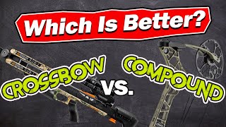 Crossbow vs Compound Bow  Which is Better [upl. by Nomelc]