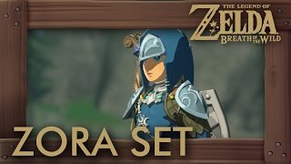 Zelda Breath of the Wild  Zora Armor Set Location [upl. by Lorelei]