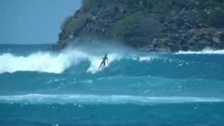 Surfing at Hull Bay US Virgin Islands [upl. by Felton]