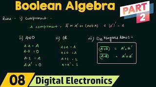 Introduction to Boolean Algebra Part 2 [upl. by Nohsauq]