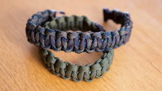 SUPER EASY Paracord Bracelet in 90 SECONDS [upl. by Fesuy]