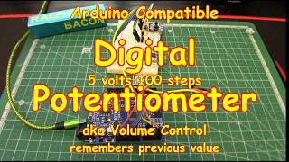 88 Digital Potentiometer aka Volume Control  Easy X9C103 [upl. by Winnah]