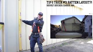 5 Tips amp Tricks Installing Board amp Batten Siding [upl. by Alby]