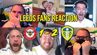 LEEDS FANS REACTION TO BRENTFORD 1  2 LEEDS UNITED  FANS CHANNEL [upl. by Guod]