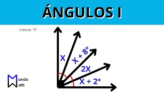 Ángulos I  Operaciones con las medidas de ángulos y bisectriz de un ángulo  Geometría [upl. by Anigriv]