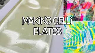 Make your own gelli plate [upl. by Anirehtac]