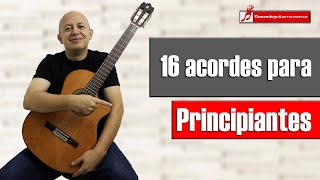 16 acordes de guitarra para principiantes [upl. by Aivato]