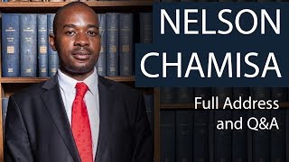 Nelson Chamisa  Full Address and QampA  Oxford Union [upl. by Aivan]