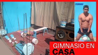 COMO HACER UN GIMNASIO EN CASA  HOME GYM [upl. by Bakemeier492]