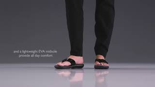 Womens Clarks® Brinkley Jazz Cloudsteppers™ Black Patent Flip Flops [upl. by Lativa]