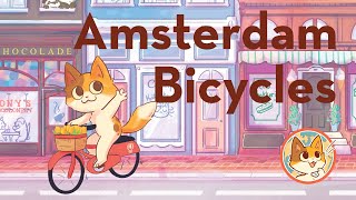 Biking in Amsterdam Netherlands  KeeKees Fun Facts Educational Videos for Kids [upl. by Vallo]