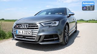 2017 Audi S3 Facelift 310hp  DRIVE amp SOUND 60FPS [upl. by Rolfston490]