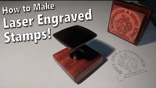 Engraving Rubber Stamps with a K40 Laser [upl. by Stevy425]