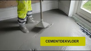 Cementdekvloer [upl. by Ahders791]