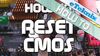 How To Reset CMOS [upl. by Altaf]