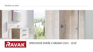 RAVAK montážní návod  Sprchové dveře Chrome CSD1 [upl. by Kelly]