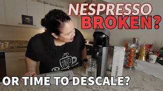 Step By Step How To Descale Nespresso Vertuo Plus Machine  Its Not Broken [upl. by Rise]