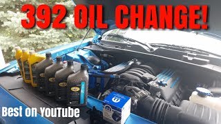 How to change oil in a 392 or 64L HEMI [upl. by Ittam259]