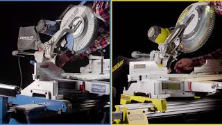 Hercules Professional 12quot Double Bevel Sliding Compound Miter Saw vs Dewalt DWS780 [upl. by Havens231]