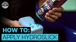 How To Apply HydroSlick Ceramic Coating Hyperwax  Chemical Guys [upl. by Airelav]