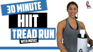 30 MINUTE HIIT  Treadmill Workout Follow Along IBXRunning [upl. by Wieche]