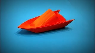 Origami Boat  How to Make a Paper Boat Yacht that Floats DIY  Easy Origami Step by Step [upl. by Vernier]