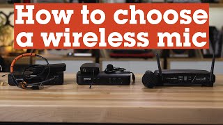 How to choose a wireless microphone system  Crutchfield [upl. by Jeritah]